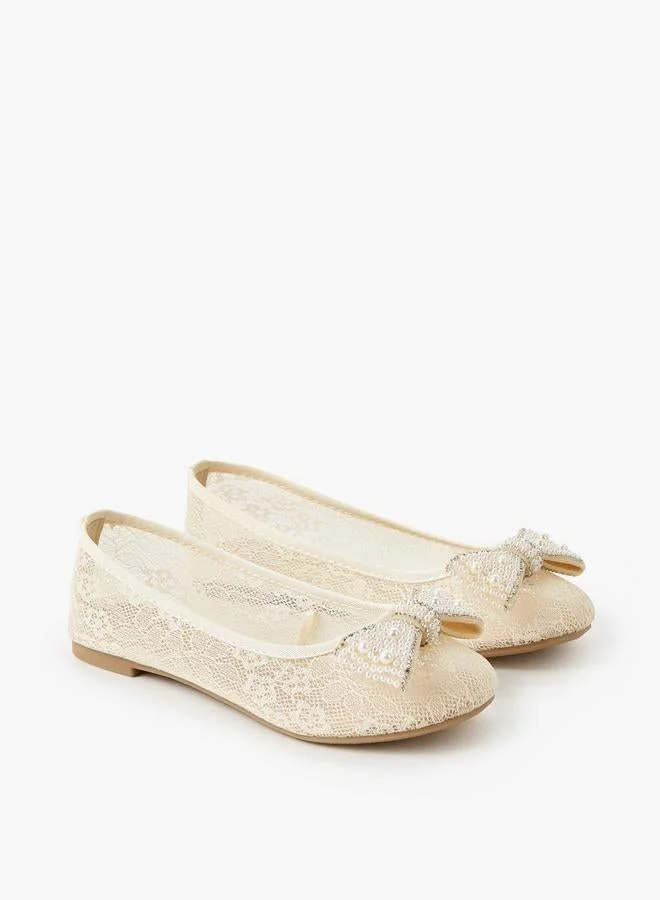 Flora Bella By Shoexpress Girls Slip On Ballerina Ramadan Collection